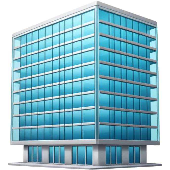 Glass apt building emoji