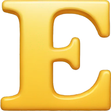 Letter E emoji