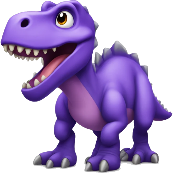 purple dinosa emoji