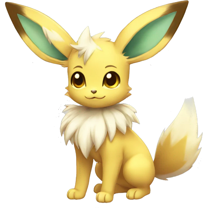 Shiny Kawaii Eeveelution-Cute-Pokémon-fusion full body emoji
