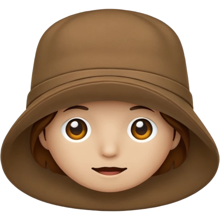 cloth hat, not knitted emoji