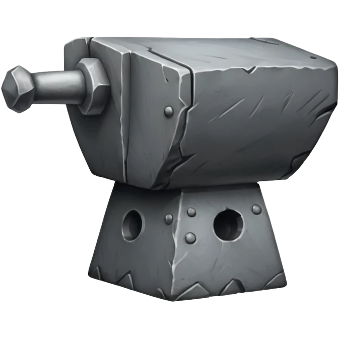 stone blacksmith's anvil emoji