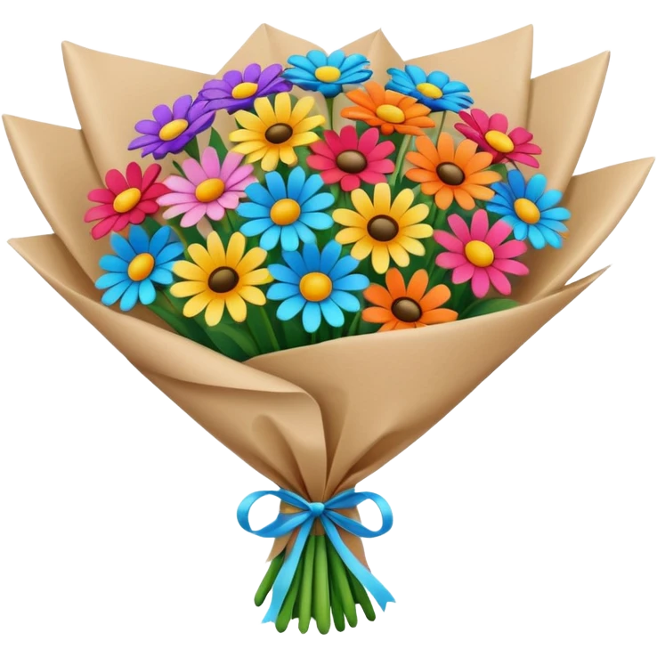 Bouquet Flower Wrap emoji