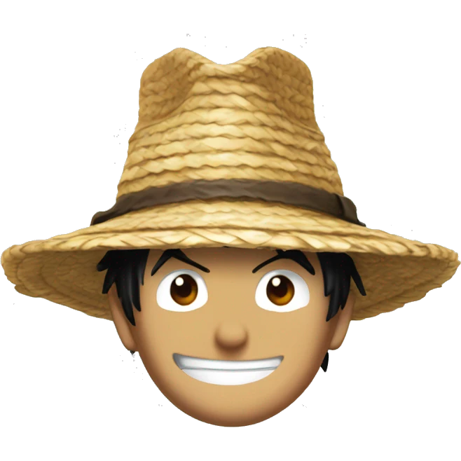 chapeau de paille luffy emoji