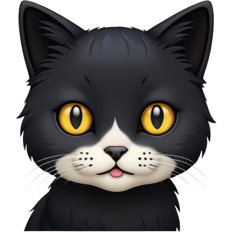 Emo cat saying hi emoji