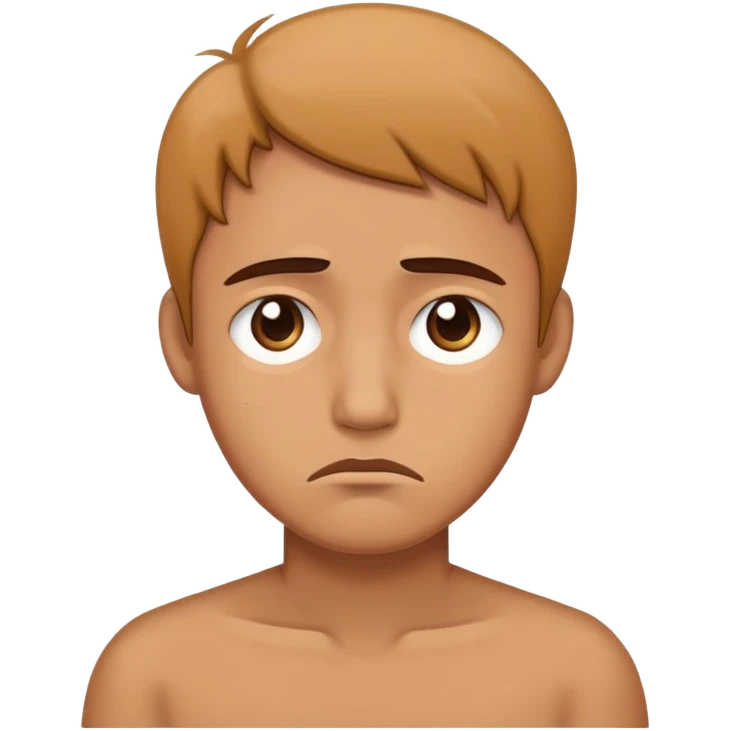 don't know guy from ios, but with sad face emoji