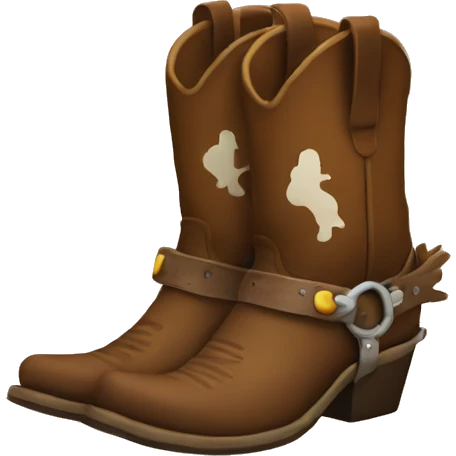 Cowboy boots emoji