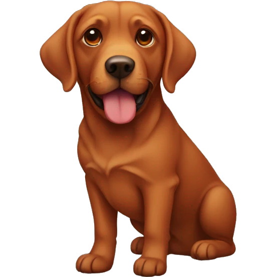 a red lab emoji