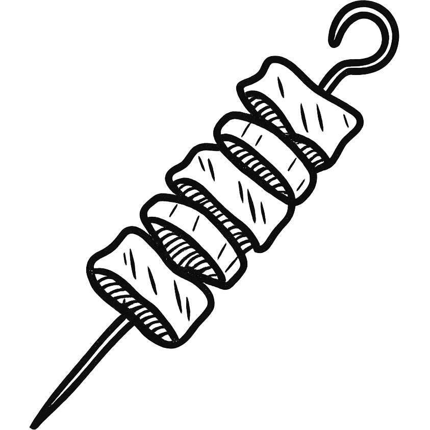 beef skewer emoji