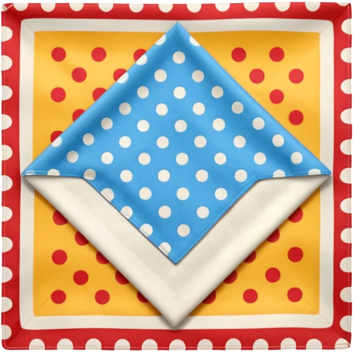 patterned napkin emoji