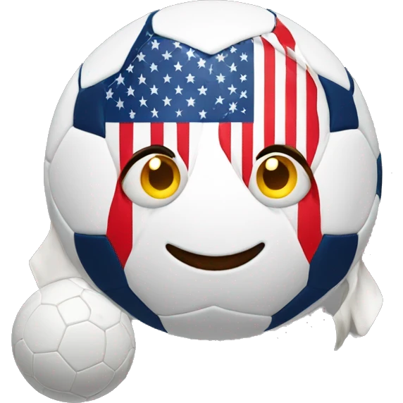 USA white man soccer emoji