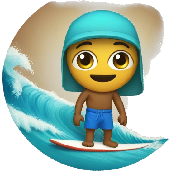Caybara whit surf emoji