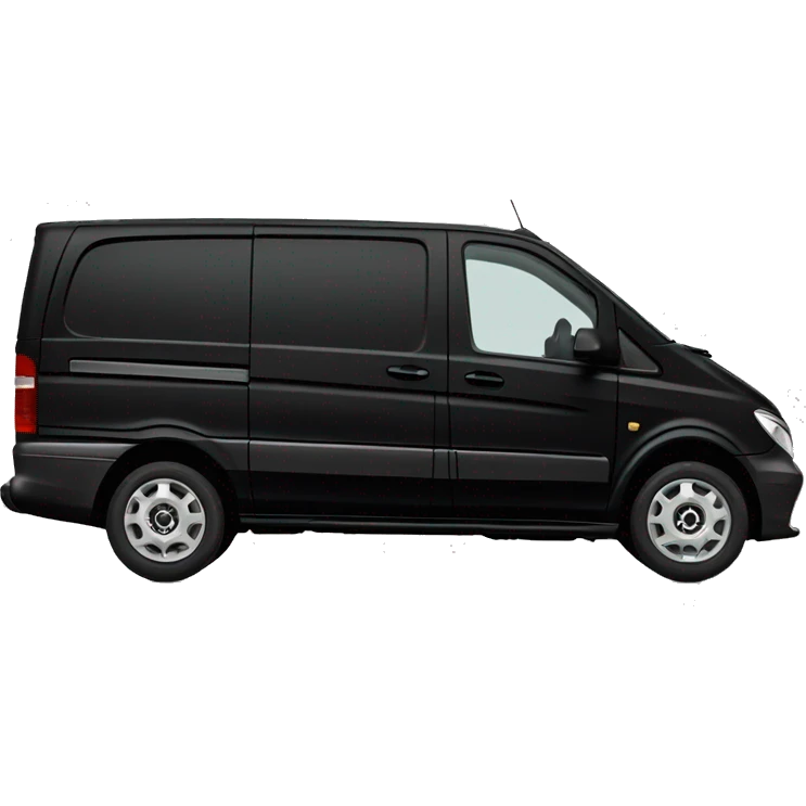 Black Mercedes Vito van emoji
