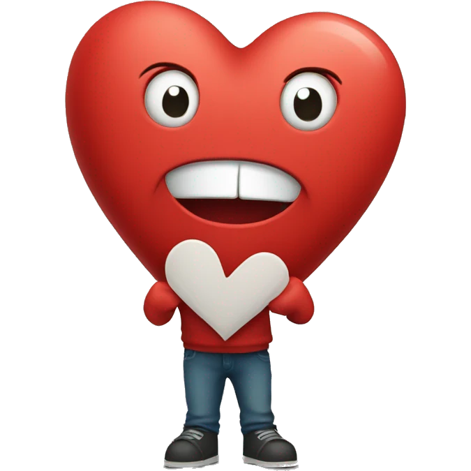 red cute heart  emoji