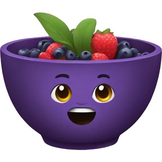 açaí bowl emoji