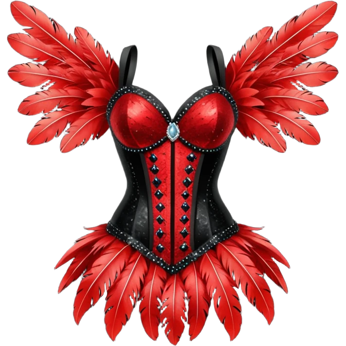 burlesque costume emoji