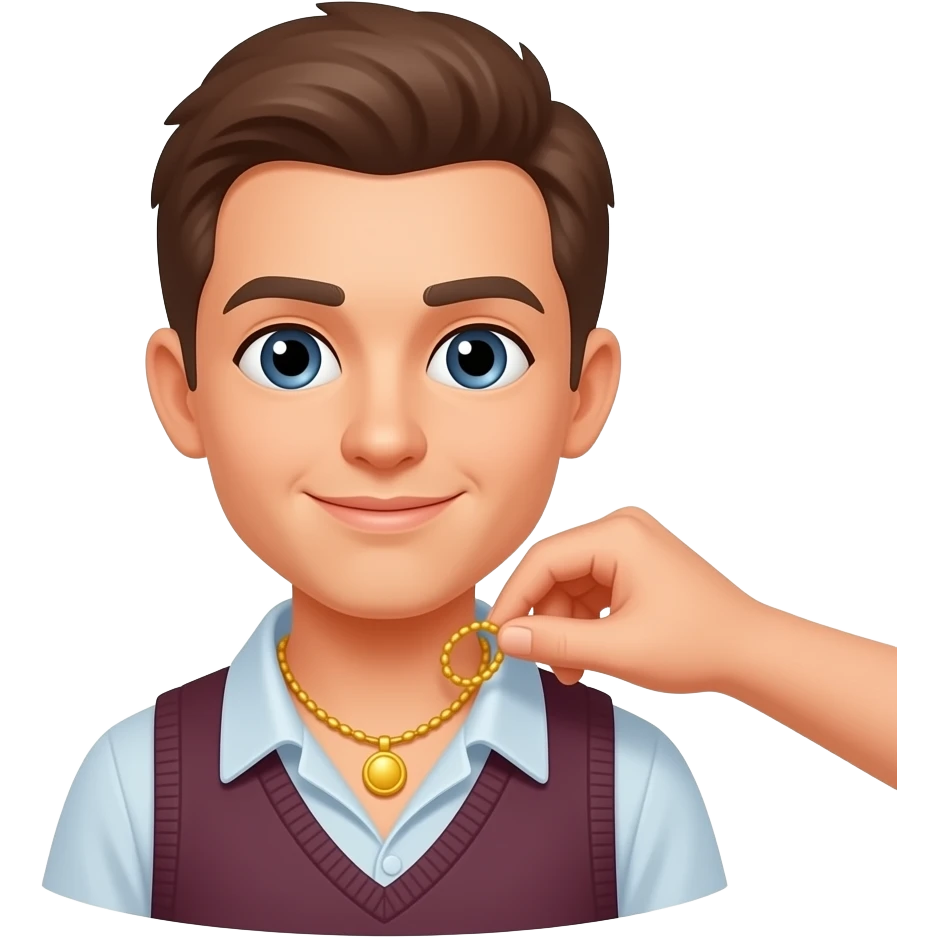 put neclace on emoji