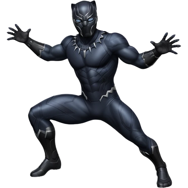 Create Black Panther is a Marvel pose emoji