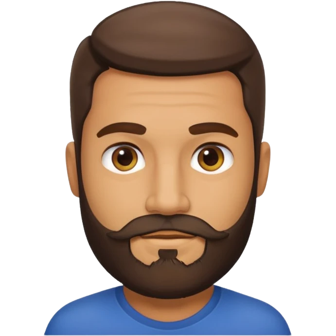 Male, mid fourties’, Brazilian, 183cm, beard emoji
