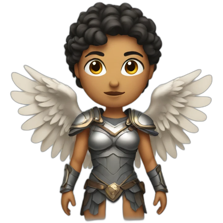 Valkyrie with wings  emoji