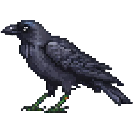 black raven emoji