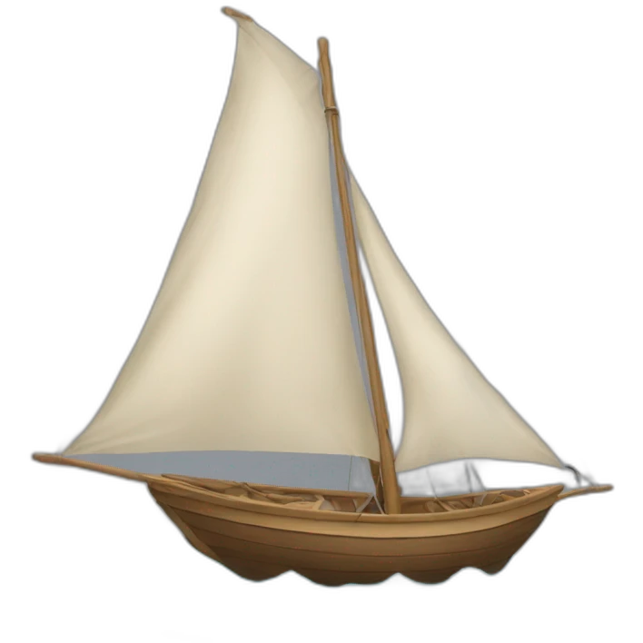 Brun ténébreux qui fais de la voile  emoji