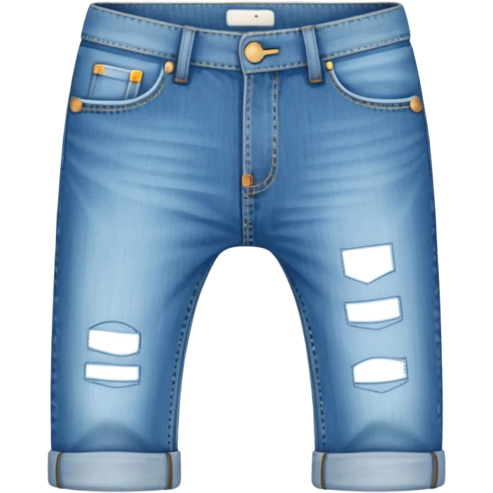 sky-blue jeans pant. emoji