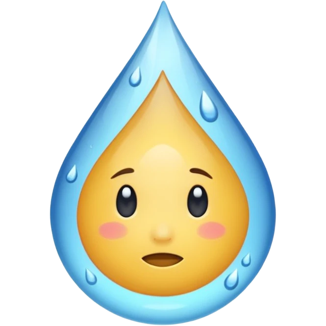 создай картинку дождя emoji