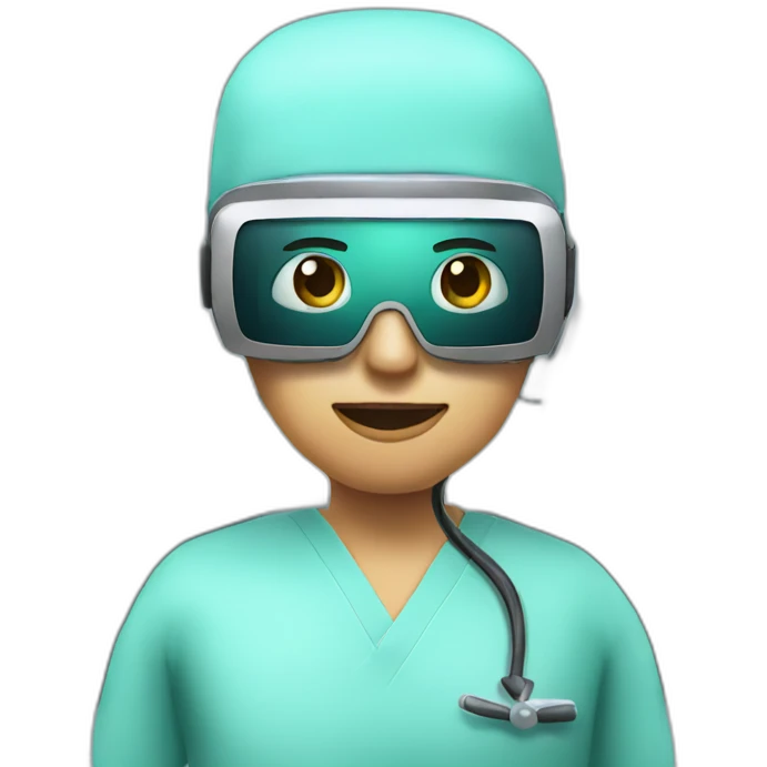 Surgeon-with-virtual-reality-display emoji