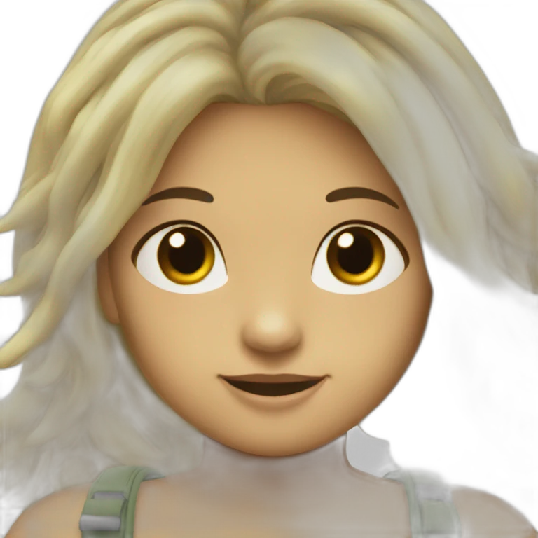 Girl-wild garli—turtle emoji