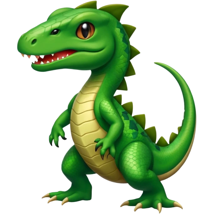 Grovyle-Sandile-fusion emoji