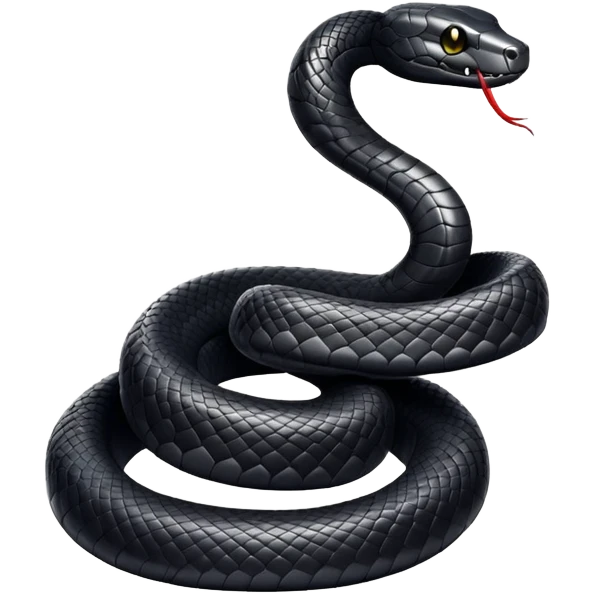 cool black snake that says SVRNA emoji