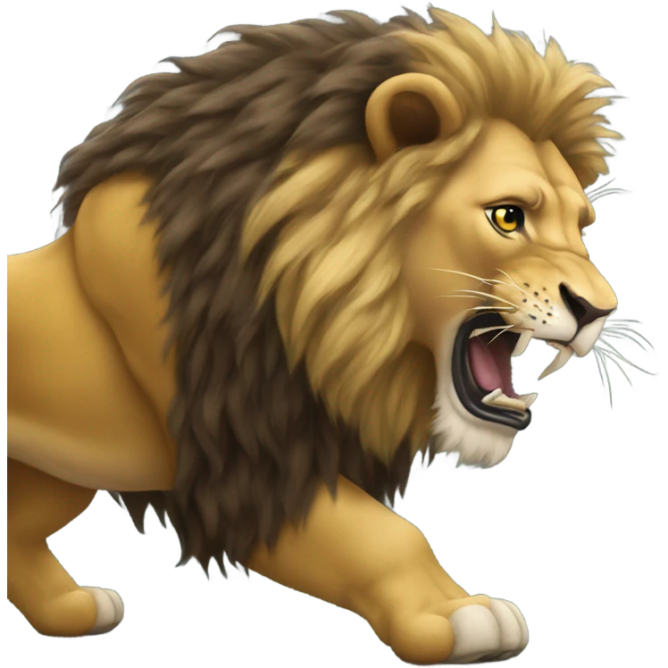 Lion stomp on packers emoji