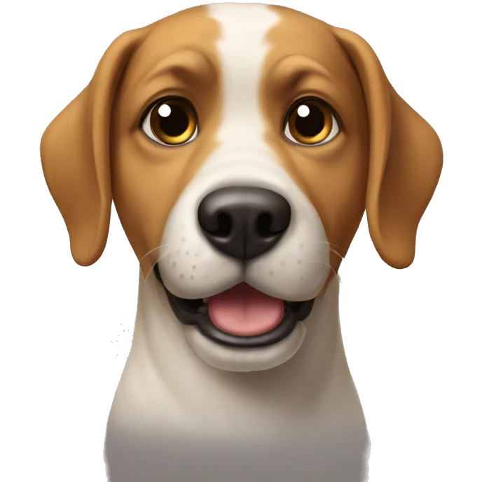 dog with note emoji
