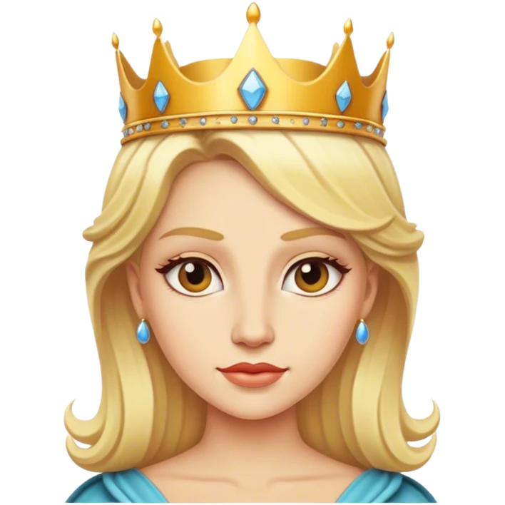 blonde queen emoji