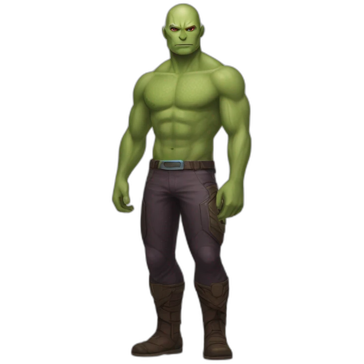 fullbody drax marvel emoji