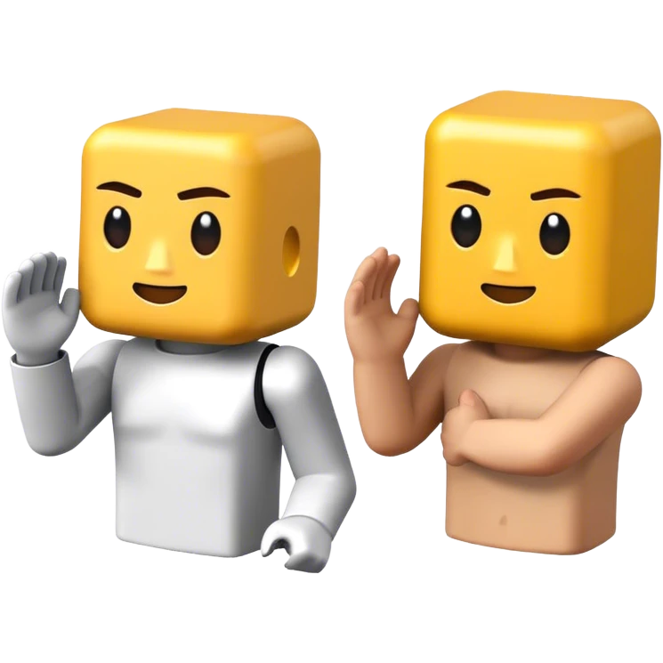 Roblox noob vs pro emoji