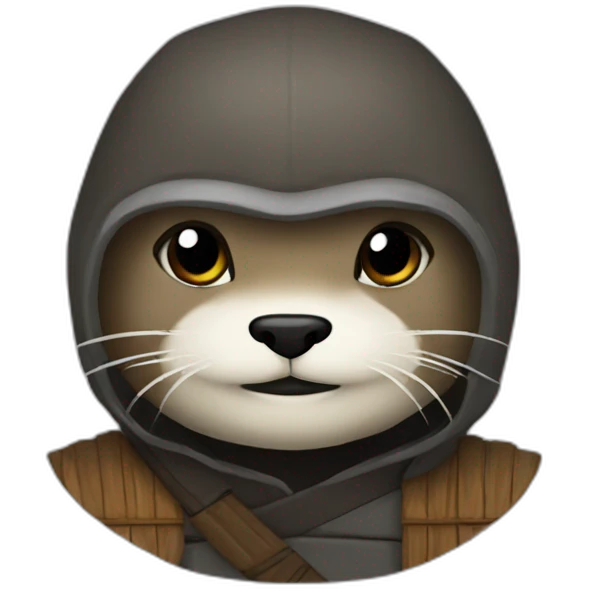 Loutre ninja emoji