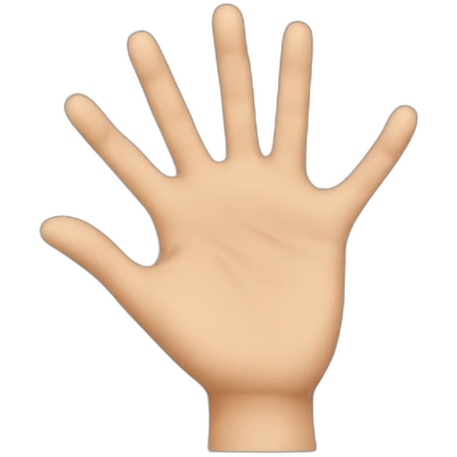 special education hand emoji