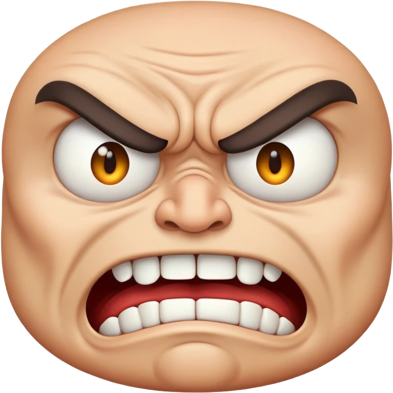 angry face emoji