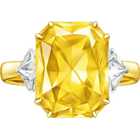 Yellow diamond ring emoji