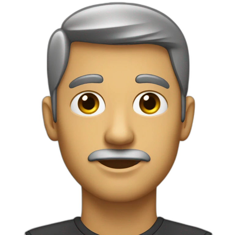 asesora inmobiliaria trigueña con pelo corto negro lacio y ojos negros emoji