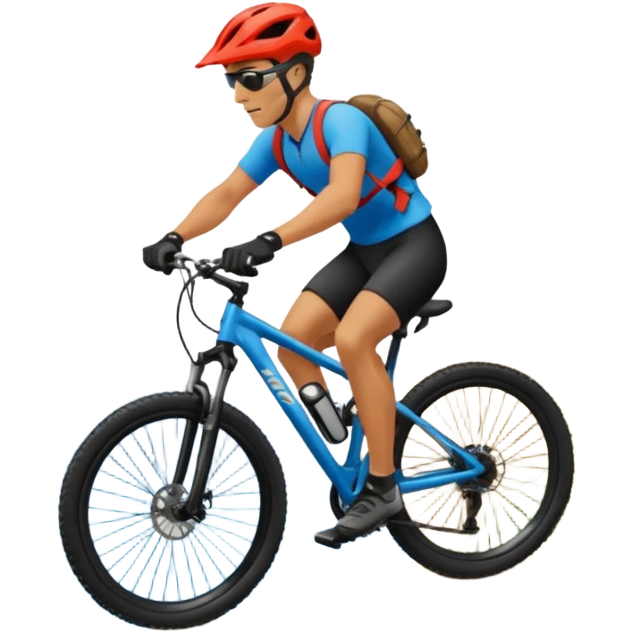  mountain biking emoji