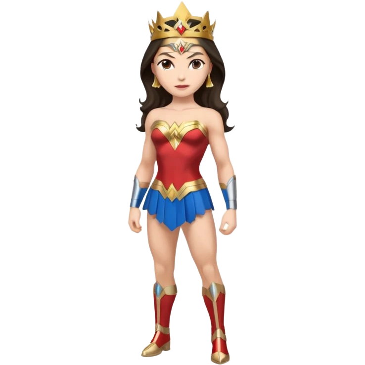 Wonder Woman full body pose emoji
