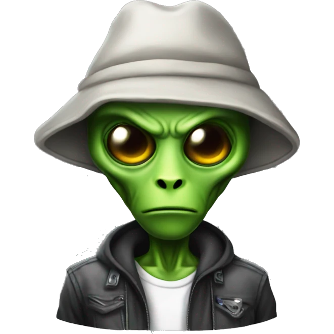 Gangster alien gamer emoji