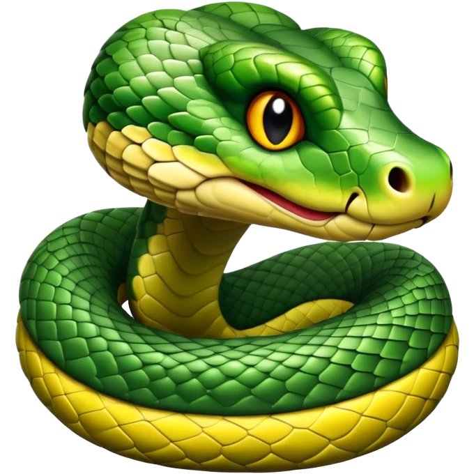 cute snake head emoji