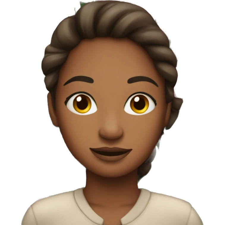 A girl with tulips emoji
