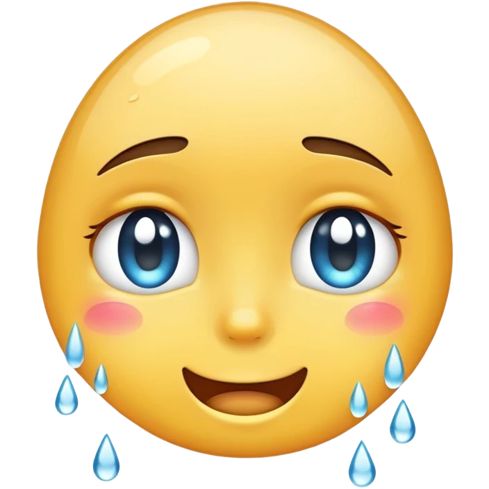 Happy tears emoji