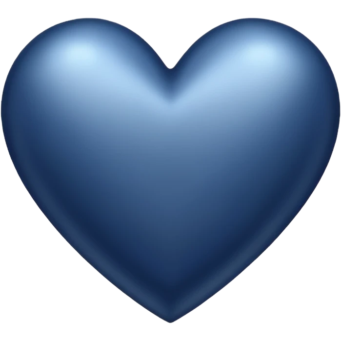 Navy heart emoji