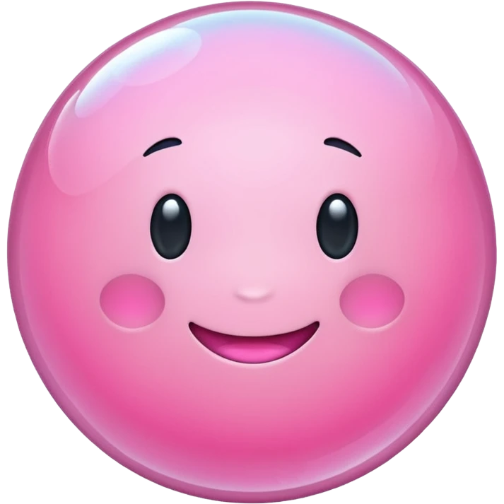 gum bubble emoji